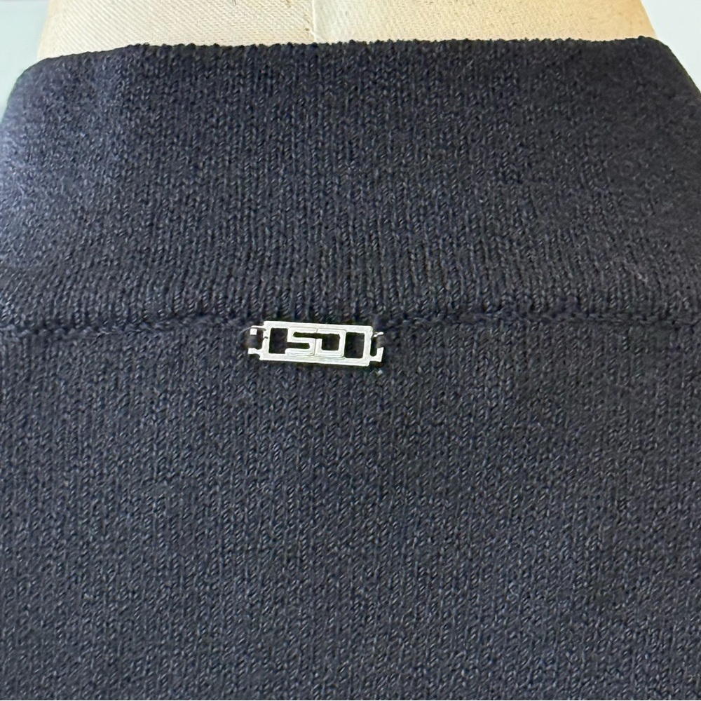 St.John Sport Black Knit Full Zip Jacket - Picture 10 of 11